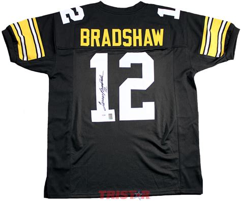 Terry Bradshaw Autographed Pittsburgh Steelers Custom Jersey