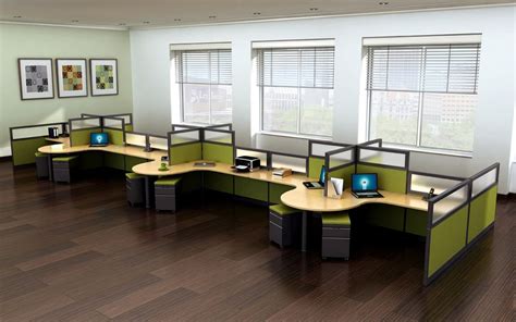 12 Person Modular Cubicle Desk System | Echo by RSI Systems Furniture