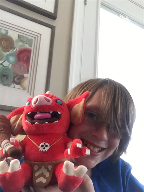 Got this awesome Bokoblin plush in Ocean City : r/Breath_of_the_Wild