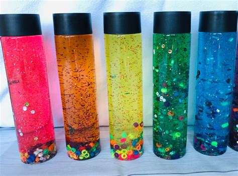 Glitter Sensory Bottles Calm Down Bottle - Etsy