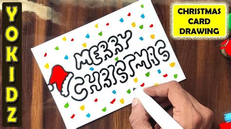 CHRISTMAS CARD DRAWING EASY #Christmas #ChristmasDrawing #Xmas # ...