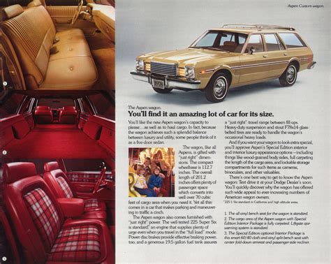 1978 Dodge Aspen brochure