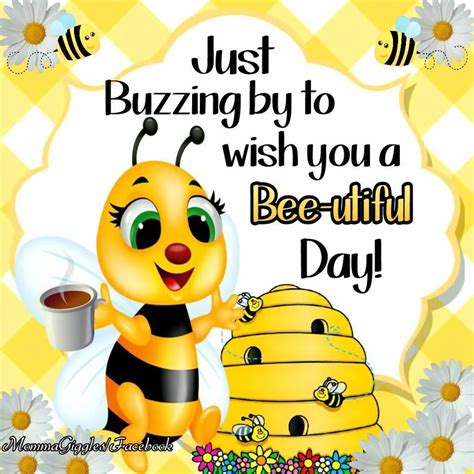 Buzzing By To Say Have A Bee utiful Day | Good afternoon quotes, Good morning quotes, Funny good ...