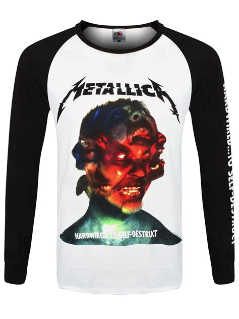 Metallica Hardwired Album Cover Raglan T-Shirt | Metallica shirt, Metallica hardwired, Metallica