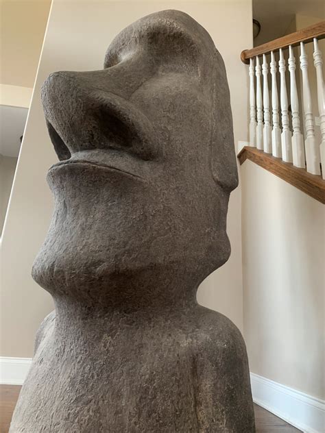 Easter Island Garden Statues / This large easter island head is the largest easter from the ...