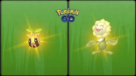 Pokemon Go: Evolving Shiny Sunkern into Shiny Sunflora - YouTube