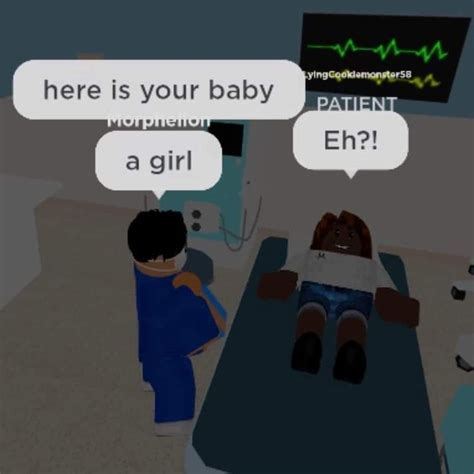 Roblox pregnant father baby funny | Roblox funny, Roblox memes, Funny babies