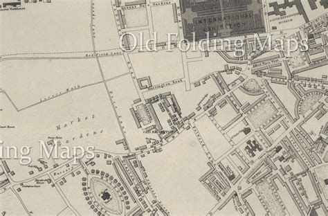 Map of London circa 1863