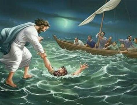 Pin on Christian | Jesus walk on water, Christian mythology, Bible