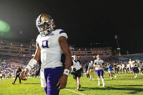 UW’s Michael Penix Jr. ‘all good’ after injury scare, Kalen DeBoer says ...