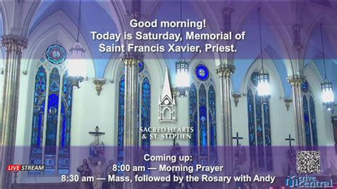 Morning Prayer, Daily Mass & Rosary | December | LIVE: December 3, 2022 Daily Service and Mass ...