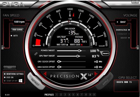 EVGA Updates Its Precision Monitoring & Overclocking Tool To Support DirectX 12 – Techgage