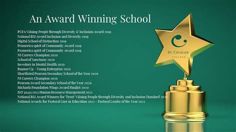 School Awards | St. Cecilias College