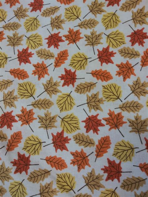 Fall Leaf Print Fabric