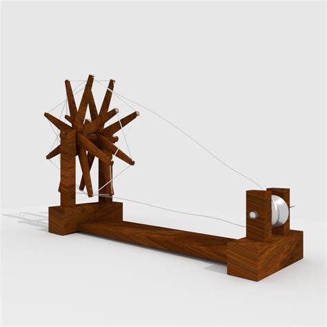 Spinning wheel of mahatma gandhi 3D Model $20 - .unknown .blend .3ds ...