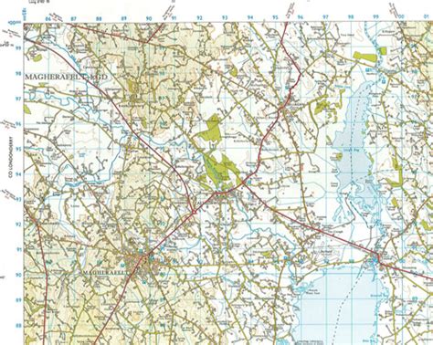 Lough Neagh Ordnance Survey of Northern Ireland | map of Lough Neagh