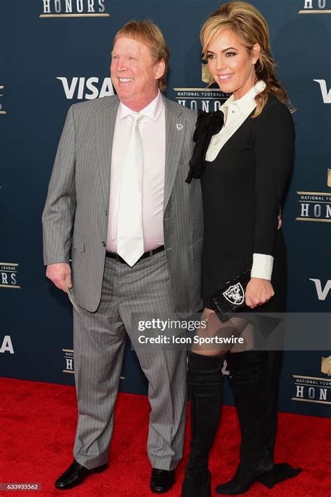 Oakland Raiders owner Mark Davis and his wife on the Red Carpet... News Photo - Getty Images