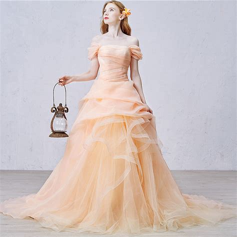 Popular Light Orange Wedding Dresses-Buy Cheap Light Orange Wedding ...