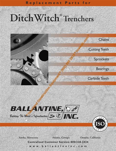 Ditch Witch Parts List Replacement Parts for Ditchwitch Trenchers | My Wiring DIagram