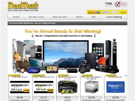 DealDash.com | Online auctions, Auction, Everything must go