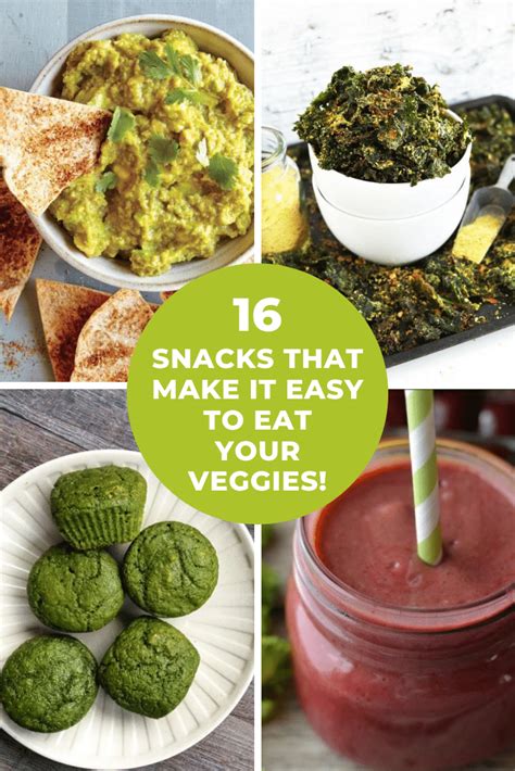 16 Snacks That Will Make it Easy To Eat Your Veggies - Super Healthy Kids