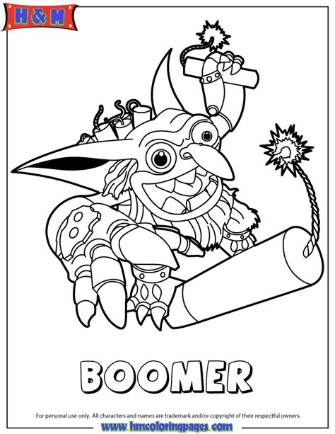 Skylanders Spyros Adventure Tech Boomer Coloring Page. Free - Coloring ...