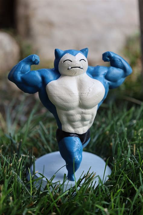 5 Buff Snorlax Figure, Hand Painted Statue - Etsy