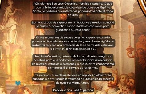 Oración a San José Cupertino ¡MUY PODEROSA! | Mi Biblia