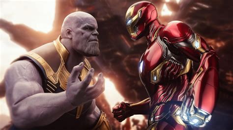 Iron Man Vs Thanos Wallpapers - Top Free Iron Man Vs Thanos Backgrounds - WallpaperAccess