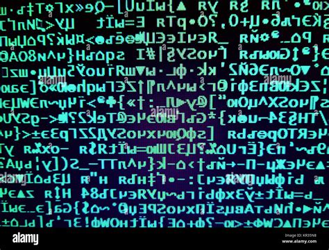 Green hacker code on display console illustration background Stock Photo - Alamy