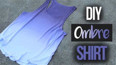 How to Ombré Dye a Shirt (Single Color) – EssyJae.com