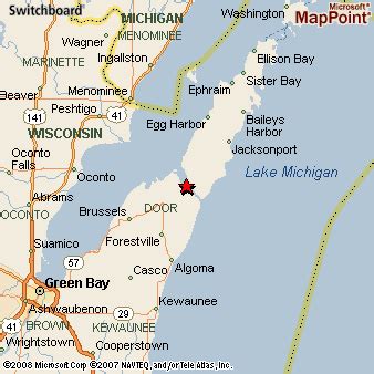 Where is Sturgeon Bay, Wisconsin? see area map & more