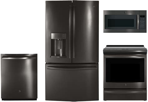 Sleek Black Stainless Steel Appliances | GE Appliances