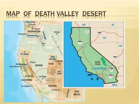 Death Valley Desert Map | Draw A Topographic Map