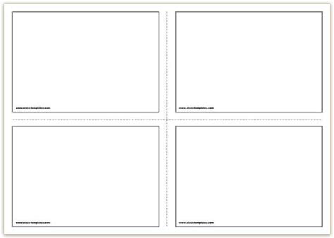 Free Printable Flash Cards Template for Cue Card Template – Sample ...