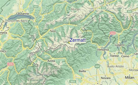 Where Is Zermatt Switzerland On A Map