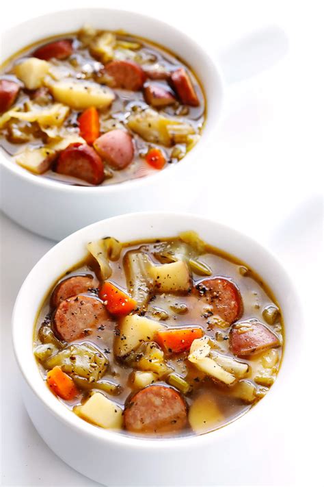 kielbasa and cabbage soup