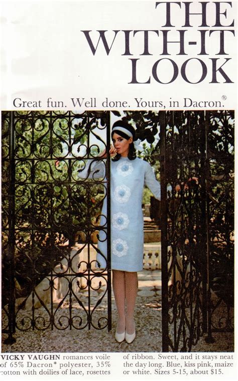 60's Fashion — Colleen Corby in Seventeen magazine, 1966.