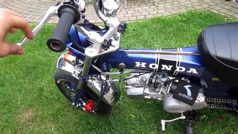 Honda Dax replica Daytona - YouTube