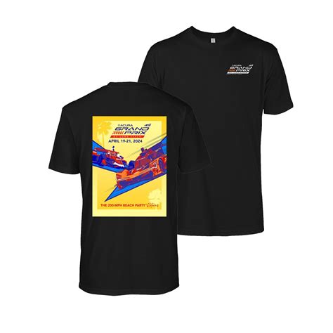 2024 Grand Prix of Long Beach Poster Tee - Black – GPLBMerch