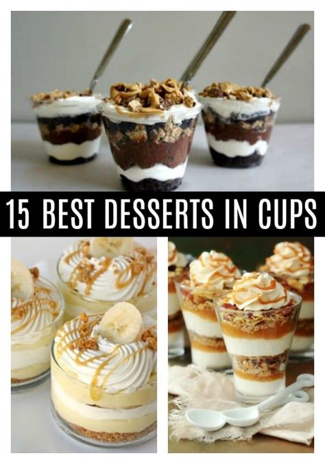 15 Best Desserts in Cups | Mini dessert recipes, Desserts, Mini desserts