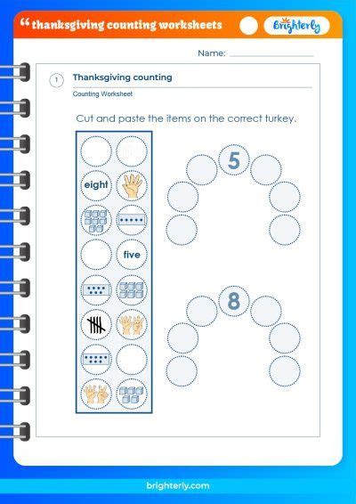 FREE Thanksgiving Counting Worksheets [PDFs] Brighterly.com