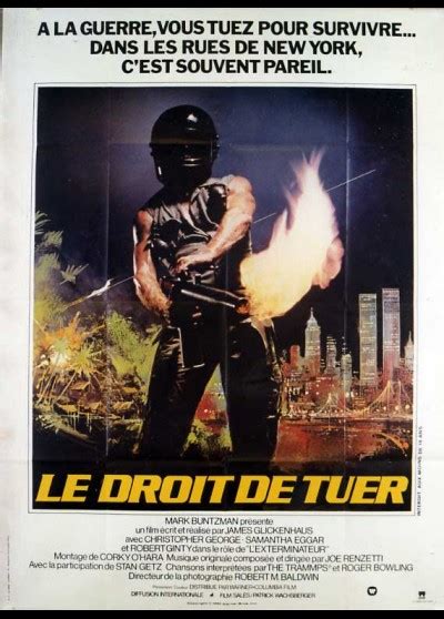 poster EXTERMINATOR (THE) James Glickenhaus - CINESUD movie posters