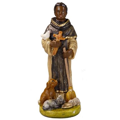 ST. MARTIN DE PORRES SMALL STATUE | EWTN Religious Catalogue