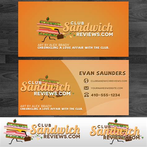 Club Sandwich Reviews Logo & Business Card Design | Alex Brady | Flickr