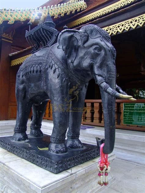 Indian Large Antique Outdoor Bronze Elephant Statues For Sale