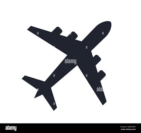 Airplane or plane vector icon Stock Vector Image & Art - Alamy