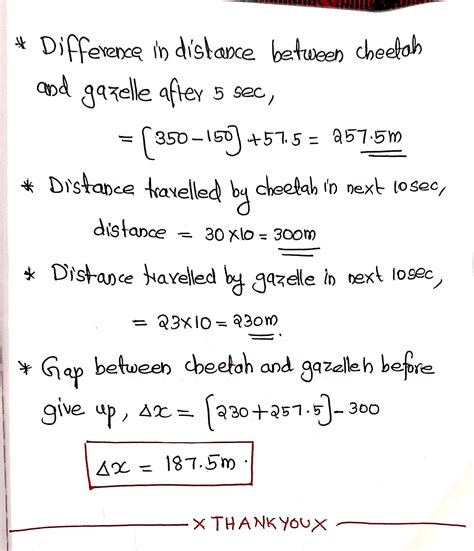 [Solved] . A cheetah spots a Thomson‘s gazelle, its preferred prey, and ...