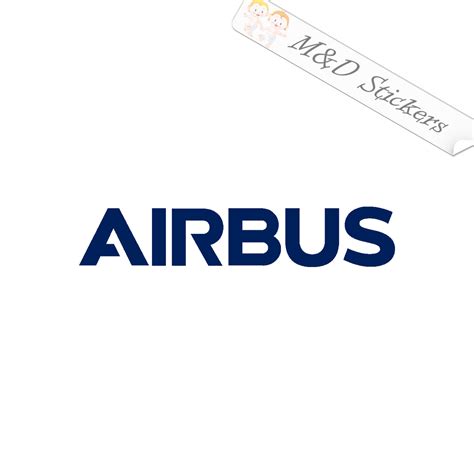 Airbus Logo (4.5" - 30") Vinyl Decal in Different colors & size for Ca – M&D Stickers