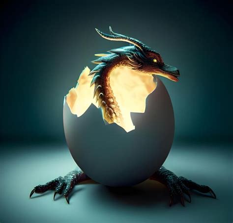 Premium AI Image | A Rare Colored Dragon Egg 4